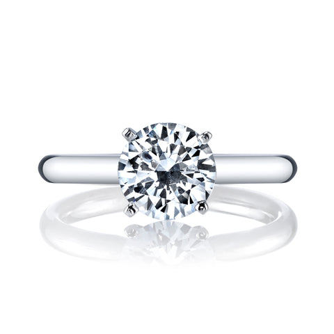 Ladies Solitare Diamond Engagement Ring