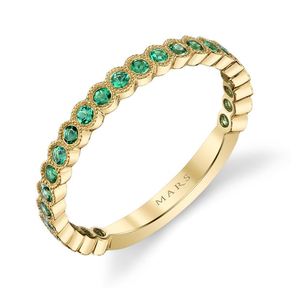 Ladies Emerald Fashion Ring