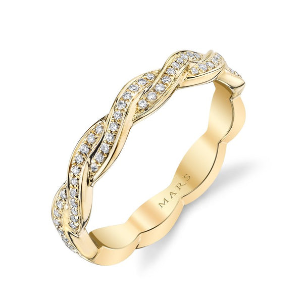 Ladies Diamond Twist Fashion Ring