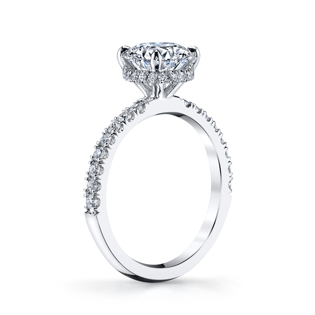 Petite Diamond Scallop Style Ring - The Polished Edge Fine Jewelry
