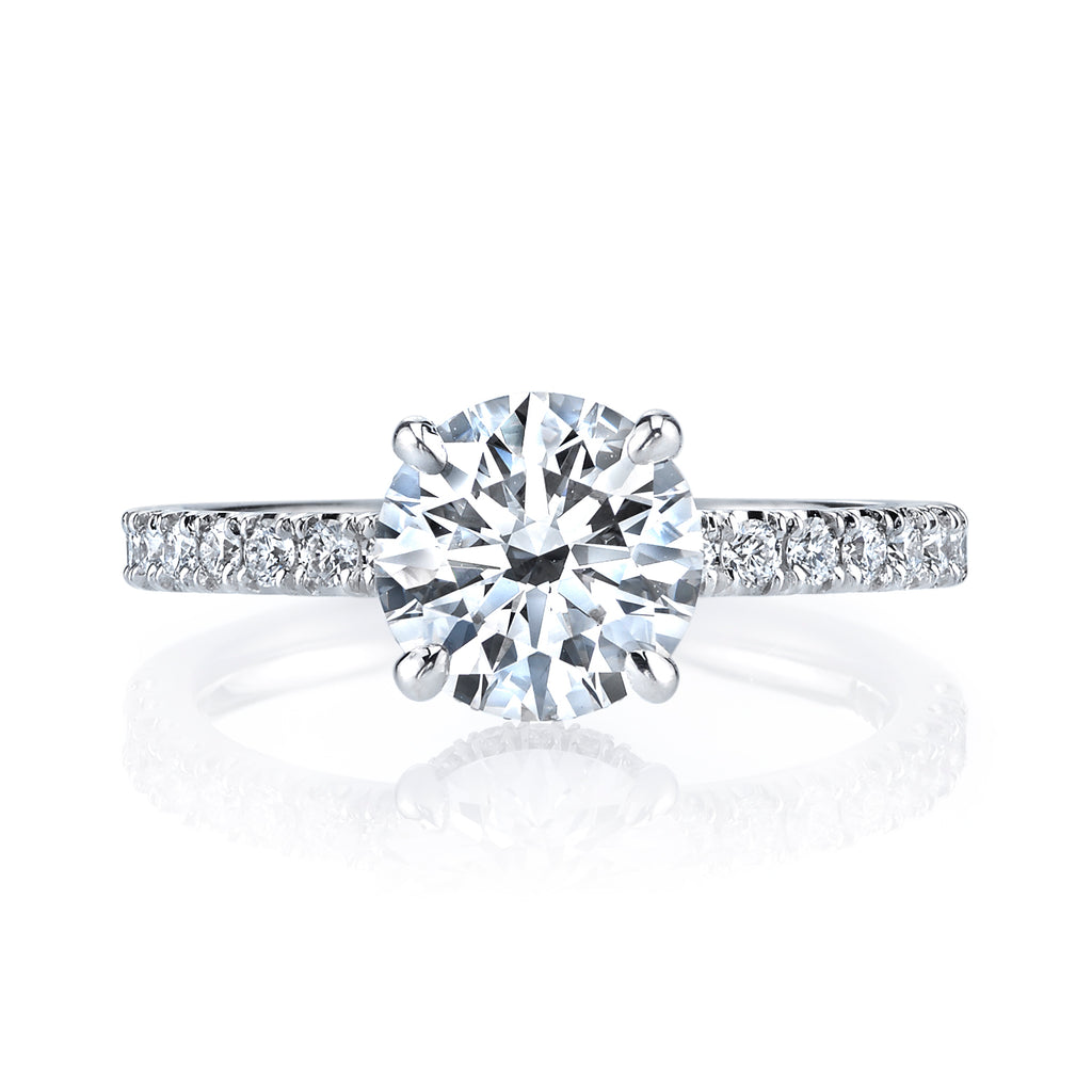 Petite Diamond Engagement Ring | 773
